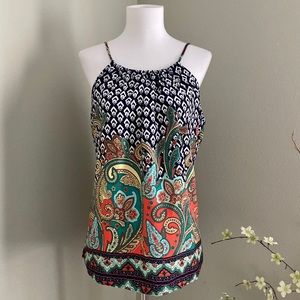 NWT Candy Rose Printed Tank